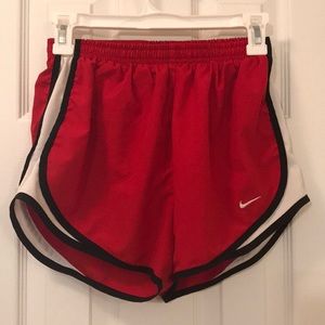 Red Nike Running Shorts